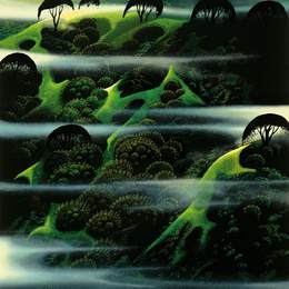 《清晨雾》艾文·厄尔(Eyvind Earle)高清作品欣赏