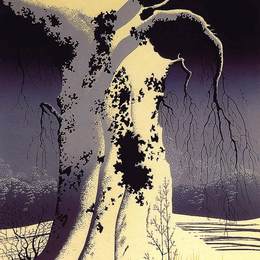 《黑栎》艾文·厄尔(Eyvind Earle)高清作品欣赏