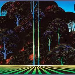 《森林花束》艾文·厄尔(Eyvind Earle)高清作品欣赏