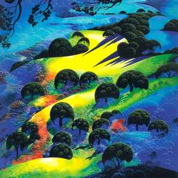 《褪色的夕阳火焰》艾文·厄尔(Eyvind Earle)高清作品欣赏