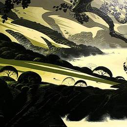 《灰色海岸线》艾文·厄尔(Eyvind Earle)高清作品欣赏