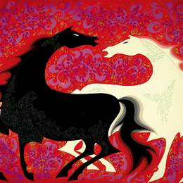 《两匹野马》艾文·厄尔(Eyvind Earle)高清作品欣赏