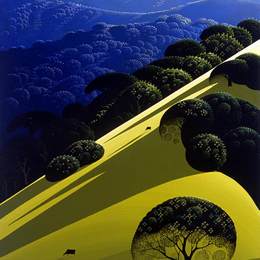 《蓝山油田》艾文·厄尔(Eyvind Earle)高清作品欣赏