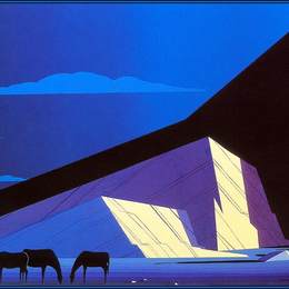 《三匹马》艾文·厄尔(Eyvind Earle)高清作品欣赏