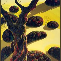 《活橡树》艾文·厄尔(Eyvind Earle)高清作品欣赏