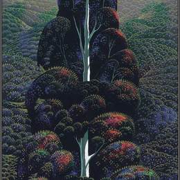 《伸向天空》艾文·厄尔(Eyvind Earle)高清作品欣赏