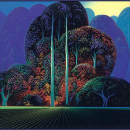 《柔和的暮色》艾文·厄尔(Eyvind Earle)高清作品欣赏