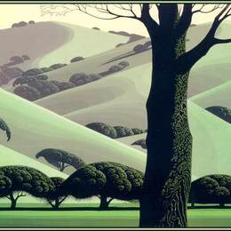 《圣耶尼兹牧场》艾文·厄尔(Eyvind Earle)高清作品欣赏