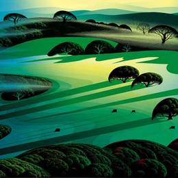 《宁静牧场》艾文·厄尔(Eyvind Earle)高清作品欣赏