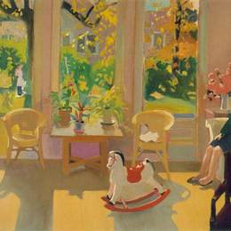 《十月内部》费尔菲尔德·波特(Fairfield Porter)高清作品欣赏