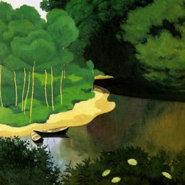 《多尔多涅省与卡伦纳克》费利克斯·瓦洛顿(Felix Vallotton)高清作品欣赏