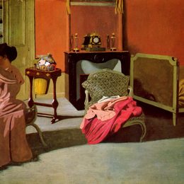 《被封顶的女人》费利克斯·瓦洛顿(Felix Vallotton)高清作品欣赏