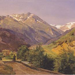 费尔迪南德·乔治·瓦尔特米勒(Ferdinand Georg Waldm&amp;amp#252ller)高清作品:The Radhausberg at Gastein