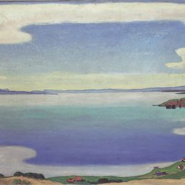 费迪南德·霍德勒(Ferdinand Hodler)高清作品:Lake Geneva from Chexbres