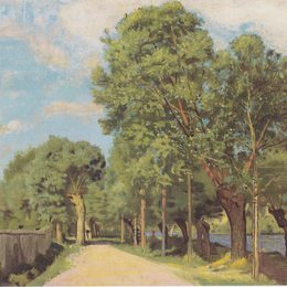 《日内瓦风景区》费迪南德·霍德勒(Ferdinand Hodler)高清作品欣赏
