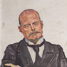 费迪南德·霍德勒(Ferdinand Hodler)高清作品:Portrait of Georges Navazza