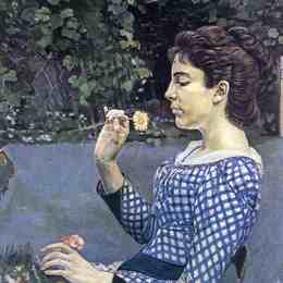 费迪南德·霍德勒(Ferdinand Hodler)高清作品:Portrait of Helene Weigle