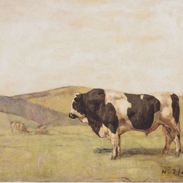 《公牛》费迪南德·霍德勒(Ferdinand Hodler)高清作品欣赏