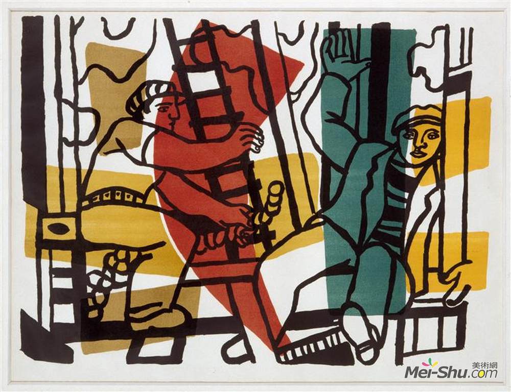 萊熱(fernand leger)高清作品欣賞更多法國藝術家更多立體主義藝術家