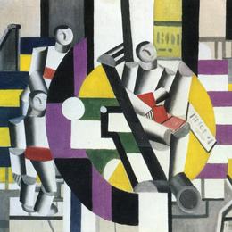 《三字》费尔南德·莱热(Fernand Leger)高清作品欣赏