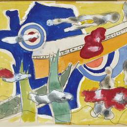 费尔南德·莱热(Fernand Leger)高清作品:Study for the decoration of the&amp;a