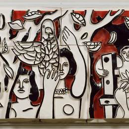 《壁画》费尔南德·莱热(Fernand Leger)高清作品欣赏