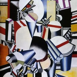 《机械组成》费尔南德·莱热(Fernand Leger)高清作品欣赏