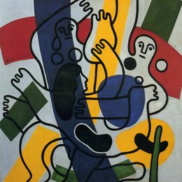 《舞蹈》费尔南德·莱热(Fernand Leger)高清作品欣赏