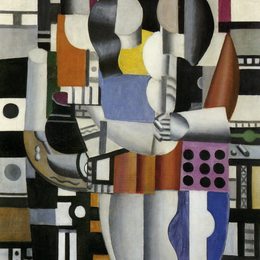 《三位数》费尔南德·莱热(Fernand Leger)高清作品欣赏