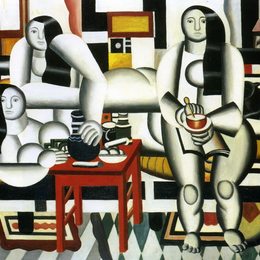 《早餐》费尔南德·莱热(Fernand Leger)高清作品欣赏