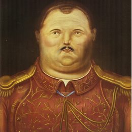 《将军》费尔南多·博特罗(Fernando Botero)高清作品欣赏