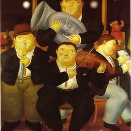 《四音乐家》费尔南多·博特罗(Fernando Botero)高清作品欣赏