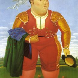 《斗牛士》费尔南多·博特罗(Fernando Botero)高清作品欣赏