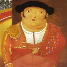 《斗牛士》费尔南多·博特罗(Fernando Botero)高清作品欣赏