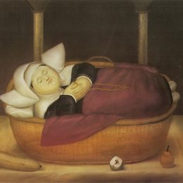 《新生修女》费尔南多·博特罗(Fernando Botero)高清作品欣赏