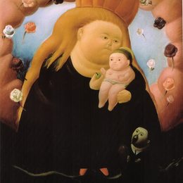 《圣母纽约》费尔南多·博特罗(Fernando Botero)高清作品欣赏