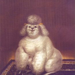 《贵宾犬》费尔南多·博特罗(Fernando Botero)高清作品欣赏