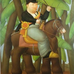 《总统》费尔南多·博特罗(Fernando Botero)高清作品欣赏