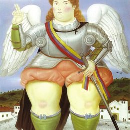 《天使长加百利》费尔南多·博特罗(Fernando Botero)高清作品欣赏