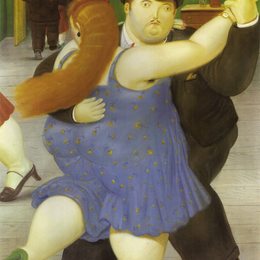 《舞蹈者》费尔南多·博特罗(Fernando Botero)高清作品欣赏