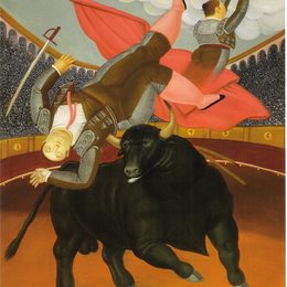 《路易斯木屋之死》费尔南多·博特罗(Fernando Botero)高清作品欣赏