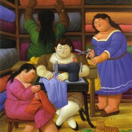 《设计师》费尔南多·博特罗(Fernando Botero)高清作品欣赏