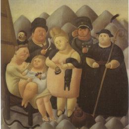 《总统家族》费尔南多·博特罗(Fernando Botero)高清作品欣赏