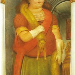 《“宫（1）》费尔南多·博特罗(Fernando Botero)高清作品欣赏