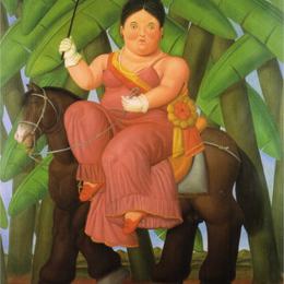 《总统和第一夫人（2）》费尔南多·博特罗(Fernando Botero)高清作品欣赏