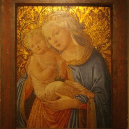 《圣母子》弗拉·菲利普·利比(Filippo Lippi)高清作品欣赏