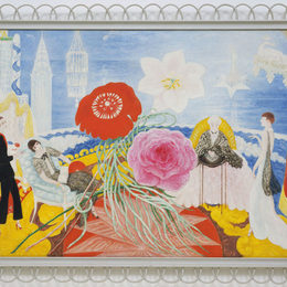 《家庭画像》弗洛琳·史提海莫(Florine Stettheimer)高清作品欣赏