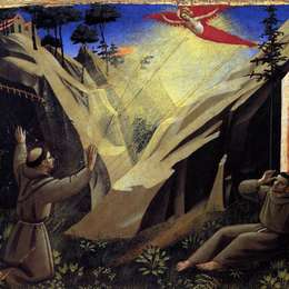 《接受烙印》弗拉·安吉利科(Fra Angelico)高清作品欣赏