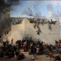 《耶路撒冷神庙的毁灭》弗朗切斯科·海兹(Francesco Hayez)高清作品欣赏