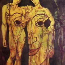 《亚当和夏娃》弗朗西斯·毕卡比亚(Francis Picabia)高清作品欣赏